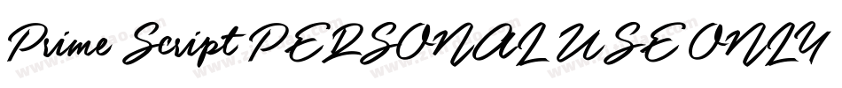 Prime Script PERSONAL USE ONLY字体转换